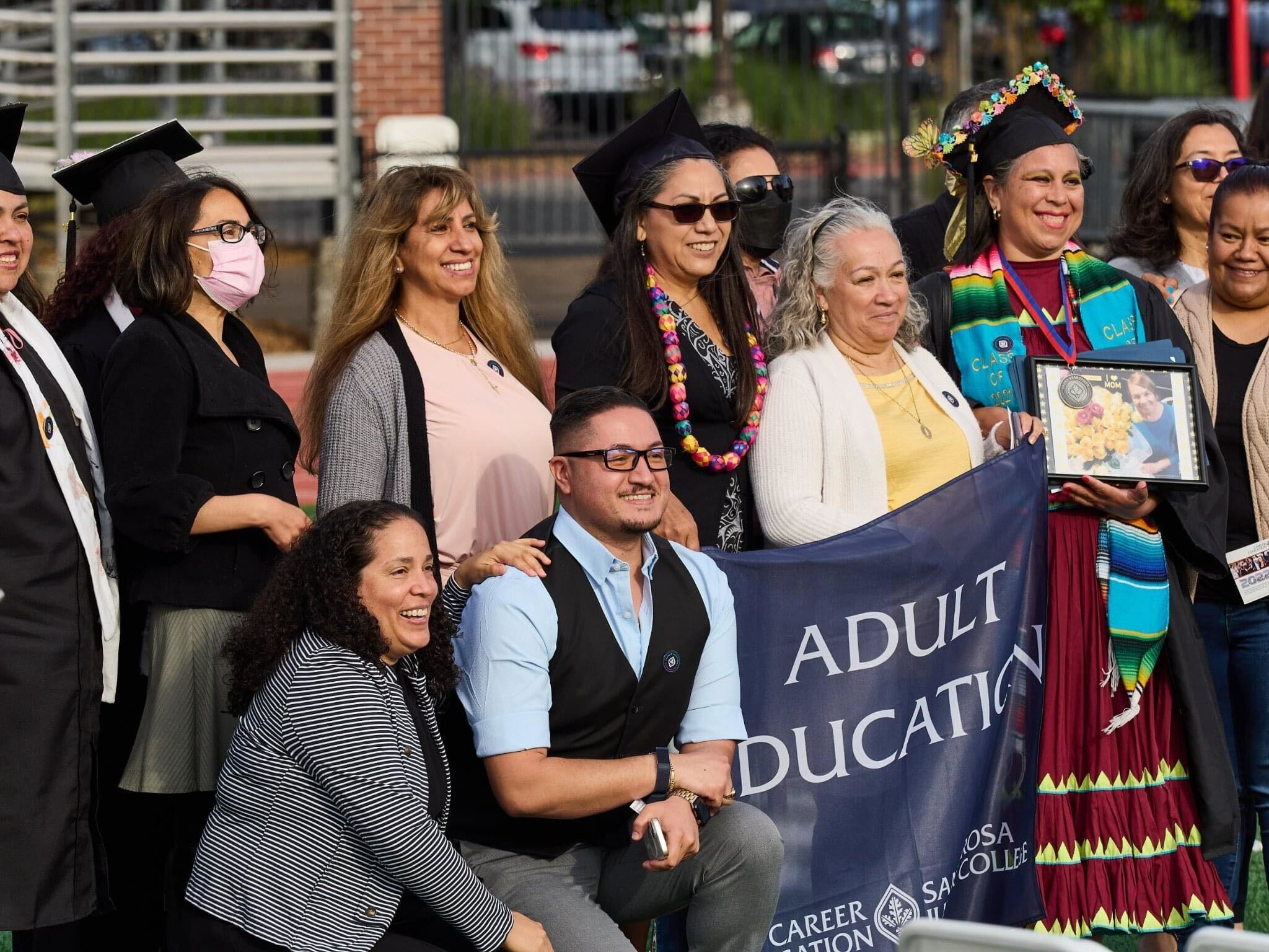 adult education students at celebrate CE